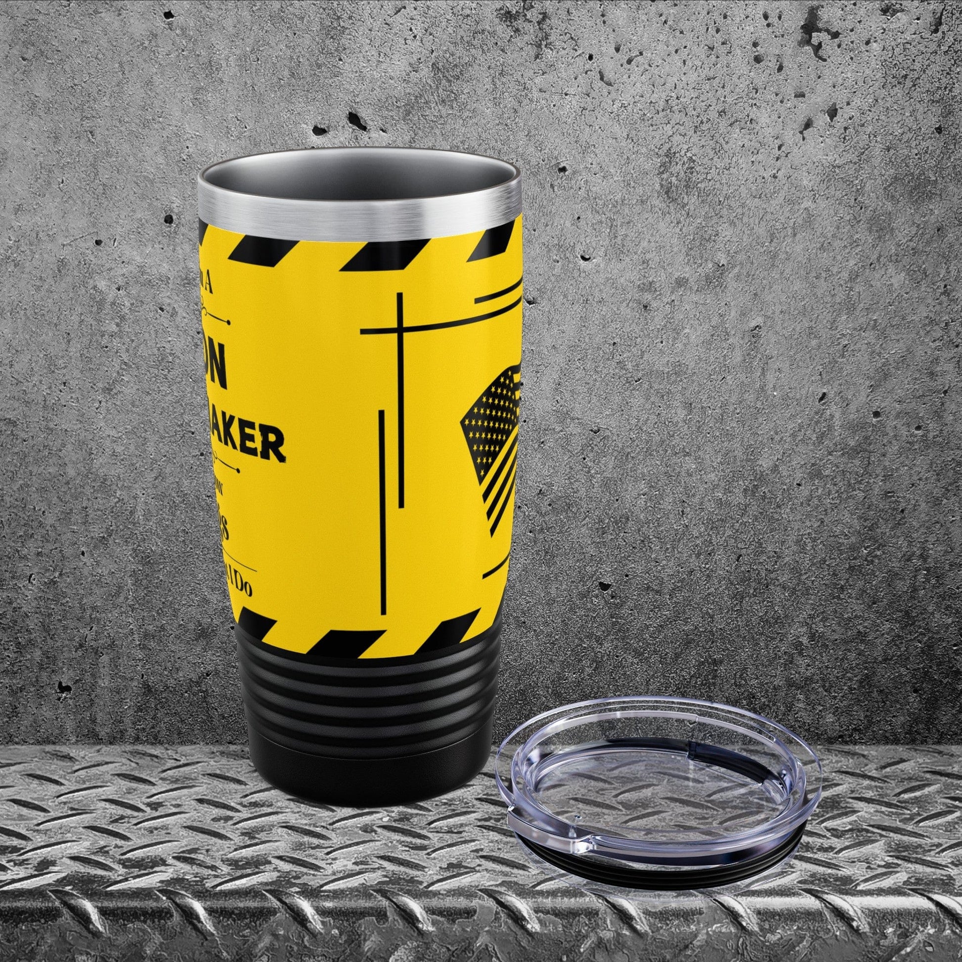 Mug Black / 20oz Relax, I'm A Union Boilermaker, And I Know Things - Ringneck Tumbler, 20oz GiftsByJeff Gifts By Jeff Pittsburgh PA