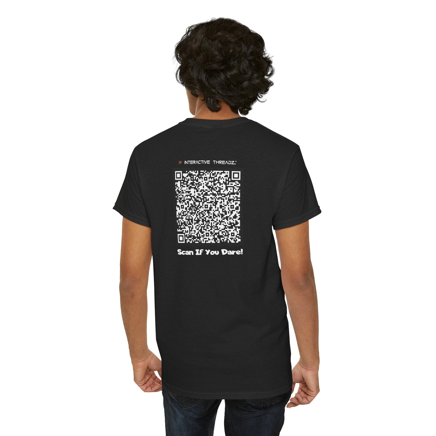 T-Shirt Black / S Bourbon, Beer & Babes, Three Things That Never Fail To Give Me A Headache - QR Code Shirt - Gildan 5000 Unisex T-shirt GiftsByJeff Gifts By Jeff Pittsburgh PA