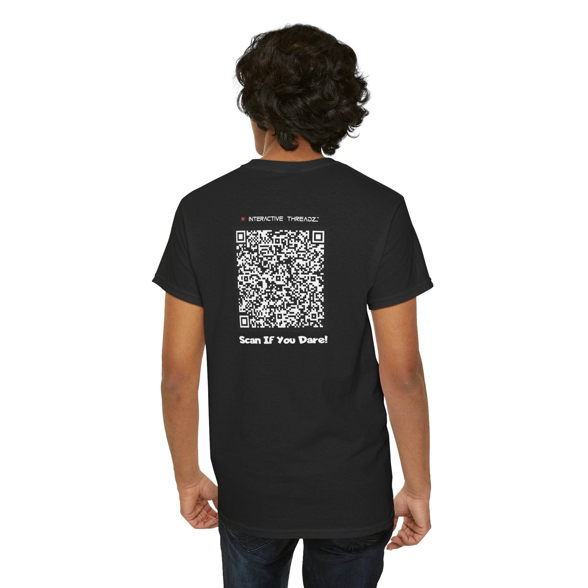 T-Shirt Black / S Money Doesn't Bring Happiness, The Beer Truck Does - QR Code Shirt - Gildan 5000 Unisex T-shirt GiftsByJeff Gifts By Jeff Pittsburgh PA