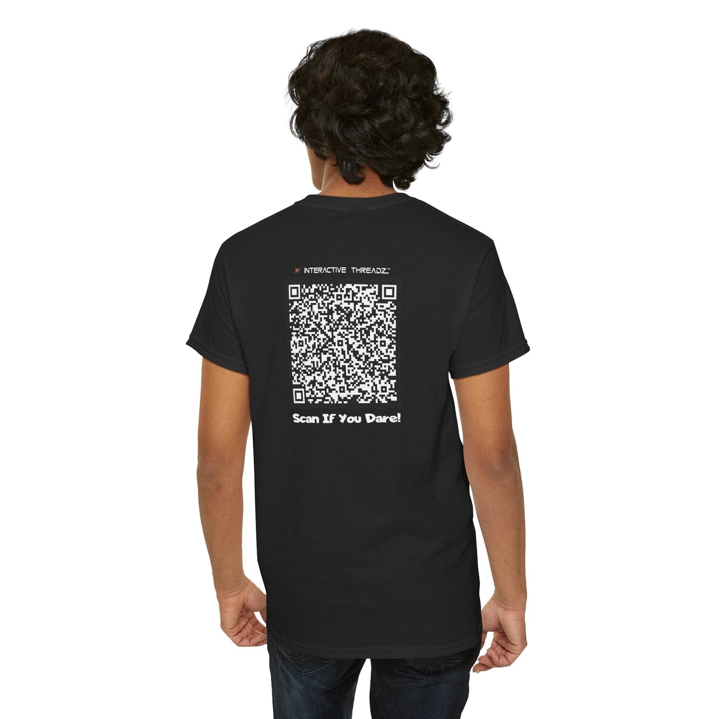 T-Shirt Black / S Who Needs Therapy When You've Got Titties & Beer - QR Code Shirt - Gildan 5000 Unisex T-shirt GiftsByJeff Gifts By Jeff Pittsburgh PA