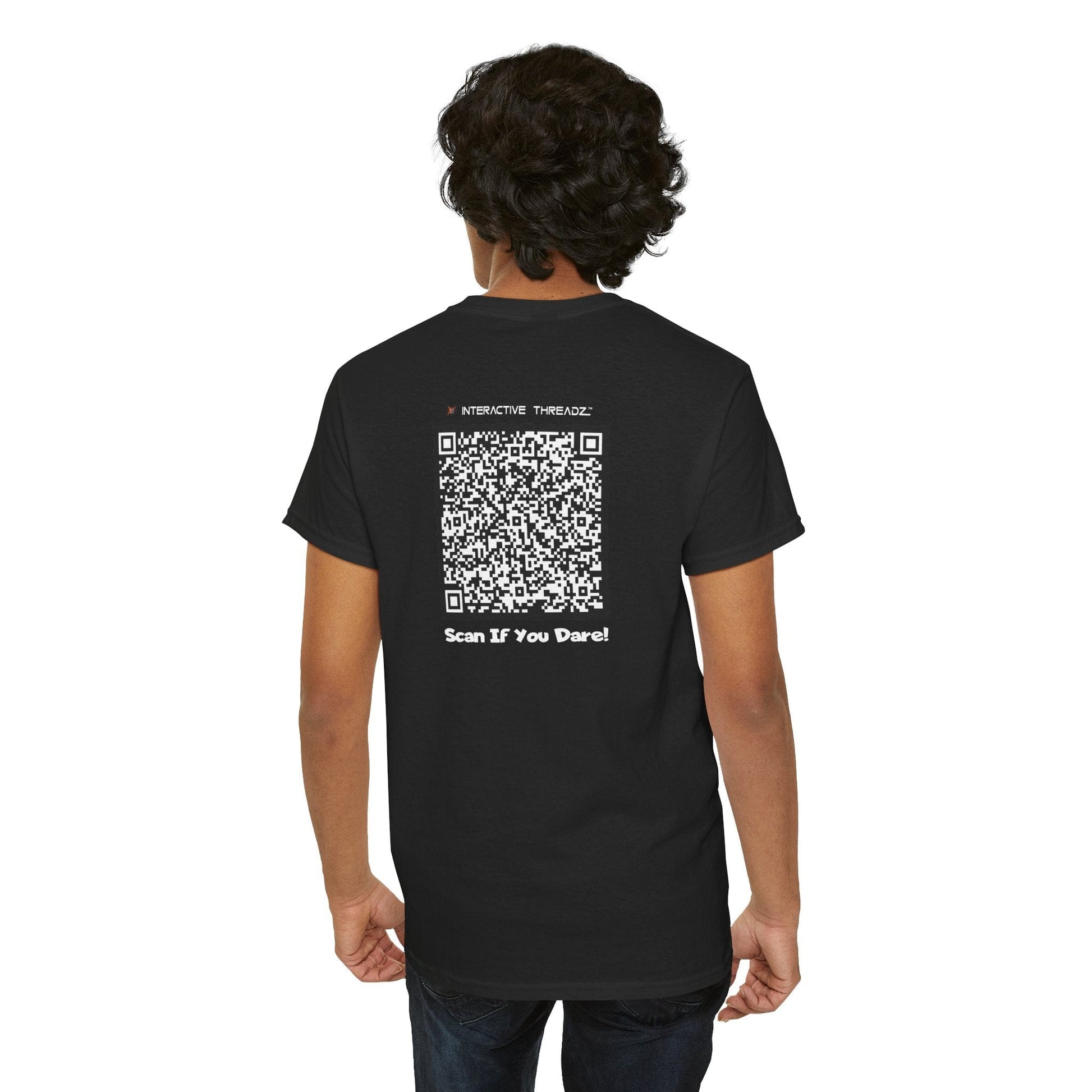 T-Shirt Black / S Who Needs Therapy When You've Got Titties & Beer - QR Code Shirt - Gildan 5000 Unisex T-shirt GiftsByJeff Gifts By Jeff Pittsburgh PA