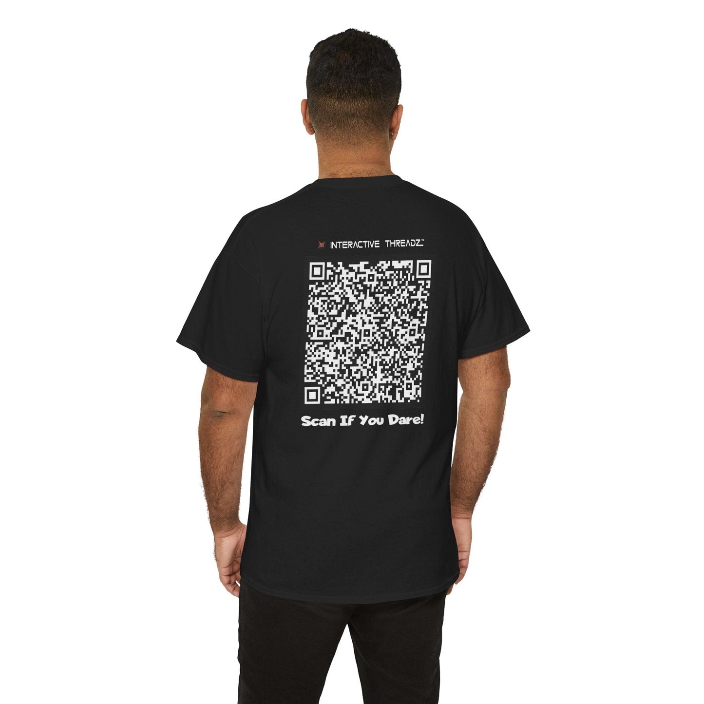 T-Shirt Black / S You Owe Me A Beer, Or A Peek At Your Titties - QR Code Shirt - Gildan 5000 Unisex T-shirt GiftsByJeff Gifts By Jeff Pittsburgh PA