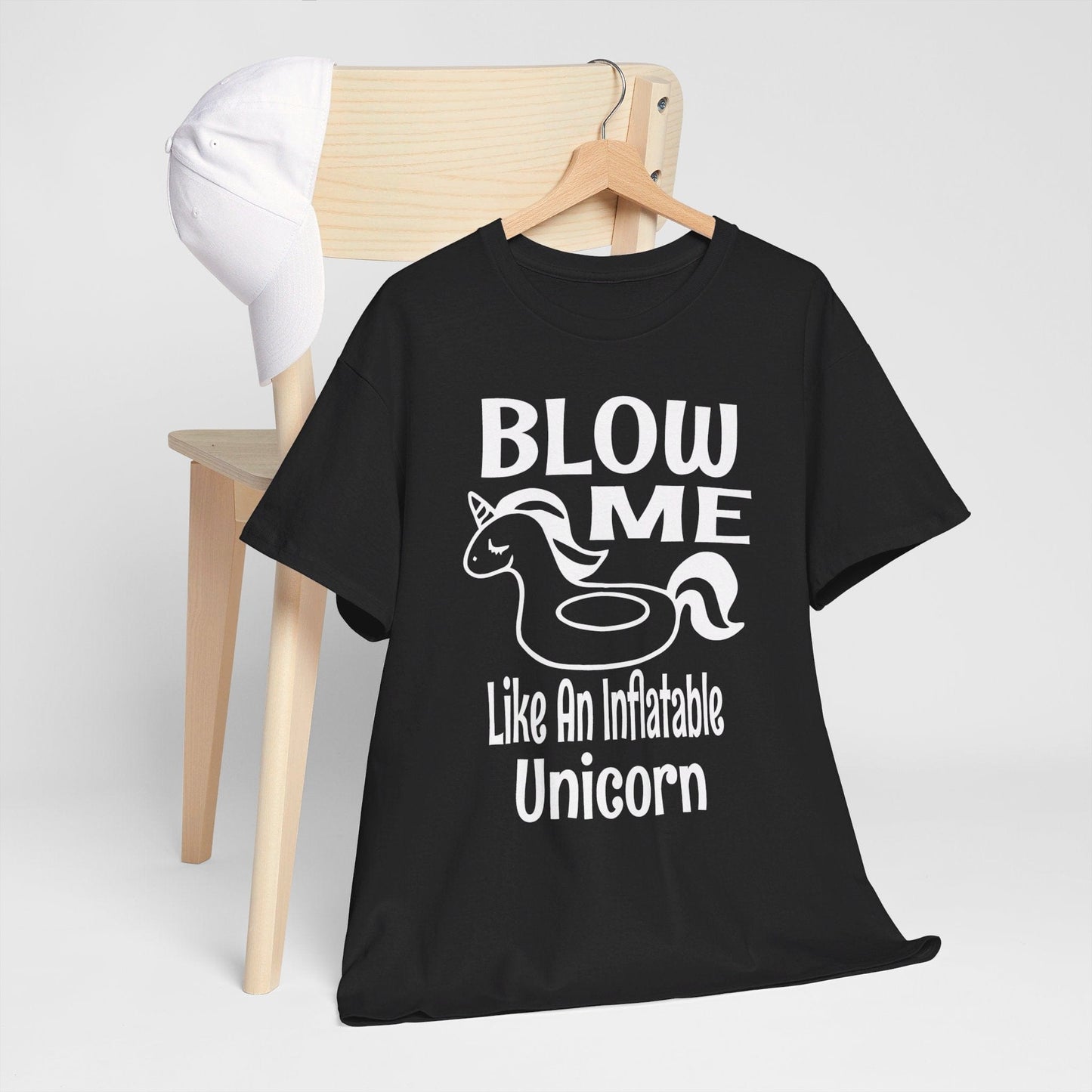 T-Shirt Blow Me Like An Inflatable Unicorn (2) - Gildan 5000 Unisex T-shirt GiftsByJeff Gifts By Jeff Pittsburgh PA