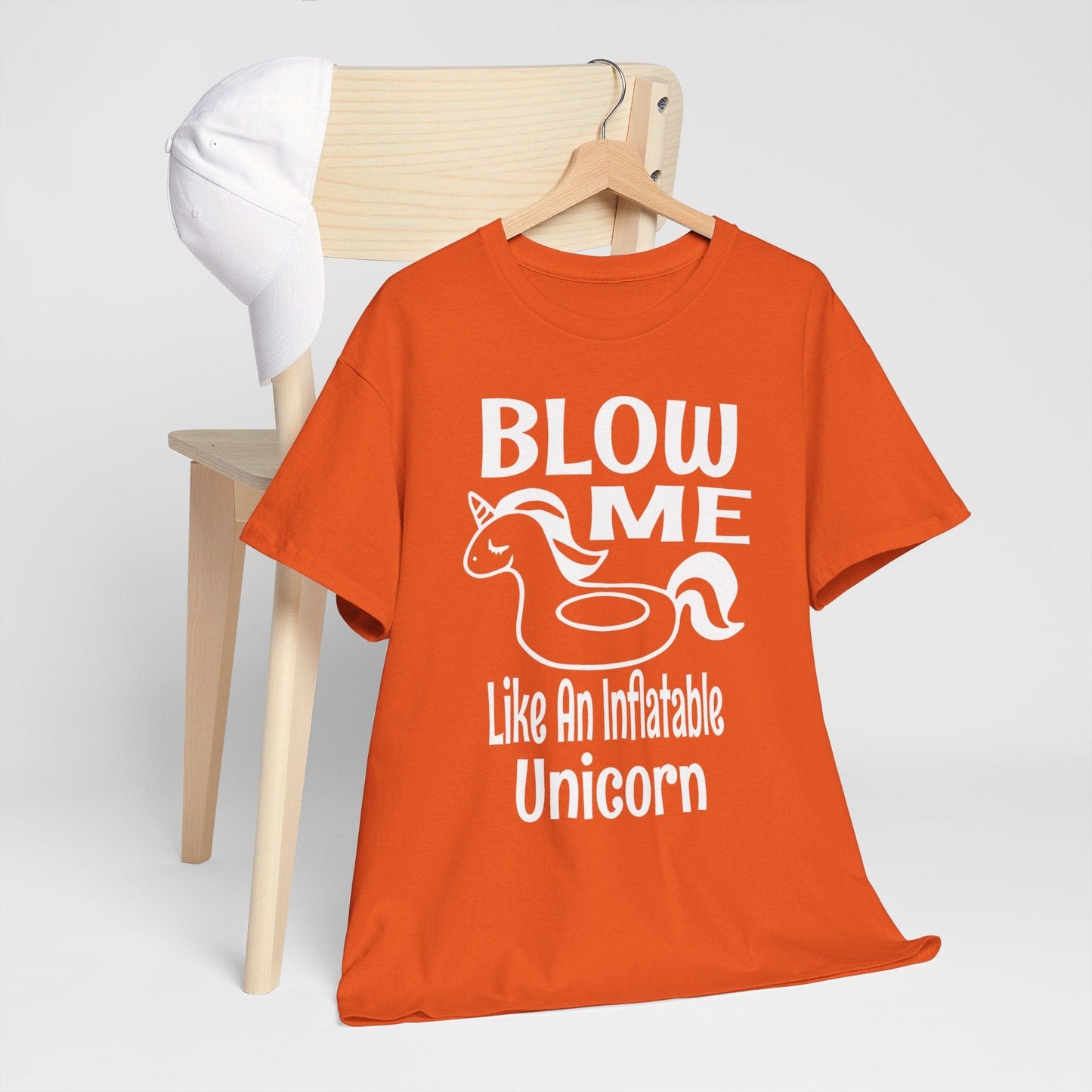 T-Shirt Blow Me Like An Inflatable Unicorn (2) - Gildan 5000 Unisex T-shirt GiftsByJeff Gifts By Jeff Pittsburgh PA