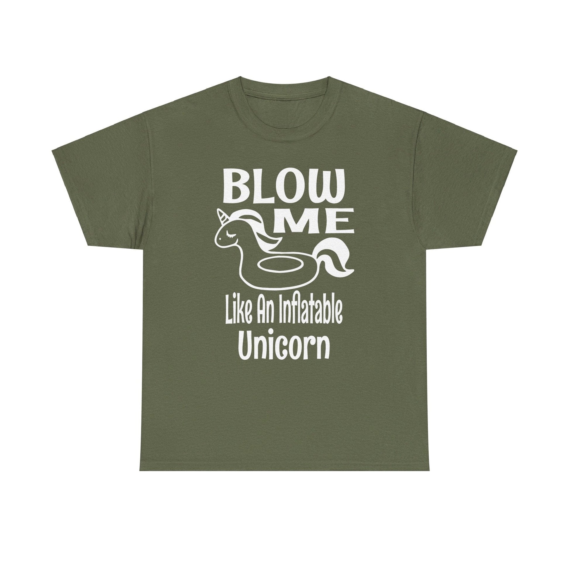 T-Shirt Blow Me Like An Inflatable Unicorn (2) - Gildan 5000 Unisex T-shirt GiftsByJeff Gifts By Jeff Pittsburgh PA