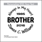 Car Decals BROTHER - Celebration Of Life Decal GiftsByJeff Gifts By Jeff Pittsburgh PA