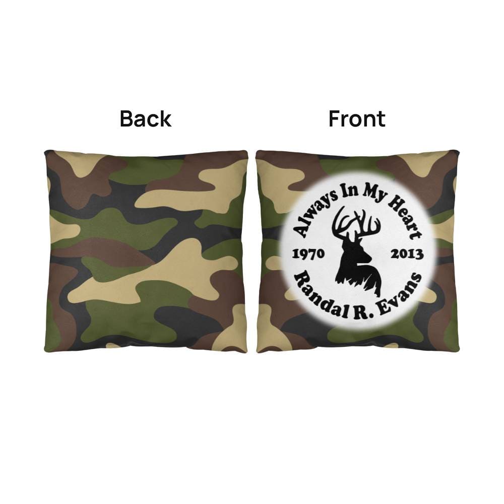 Jewelry Camouflaged Deer Hunter Personalized Memorial Pillow GiftsByJeff Gifts By Jeff Pittsburgh PA