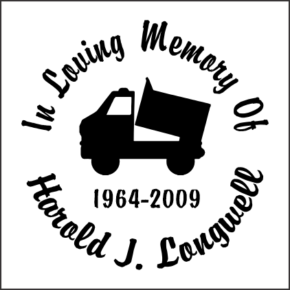 Car Decals Classic Dump Truck - Celebration Of Life Decal GiftsByJeff Gifts By Jeff Pittsburgh PA