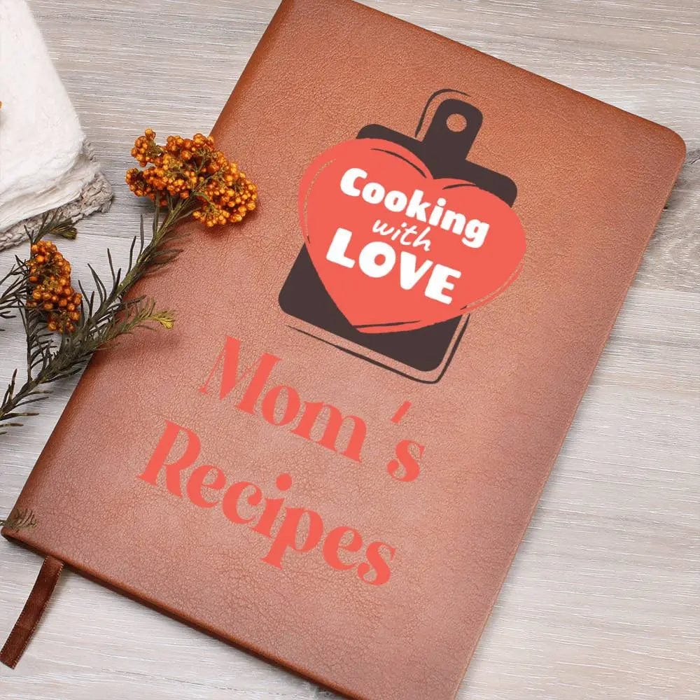 Jewelry Cooking With Love - Recipe Book, and Healthy Food Journal - Leatherbound Notebook GiftsByJeff Gifts By Jeff Pittsburgh PA