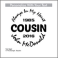 Car Decals Cousin - Celebration Of Life Decal GiftsByJeff Gifts By Jeff Pittsburgh PA