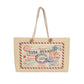 Jewelry Cream-Colored Rope Handle Visa Stamps, Post Card - Classic Weekender Travel Tote Bag GiftsByJeff Gifts By Jeff Pittsburgh PA