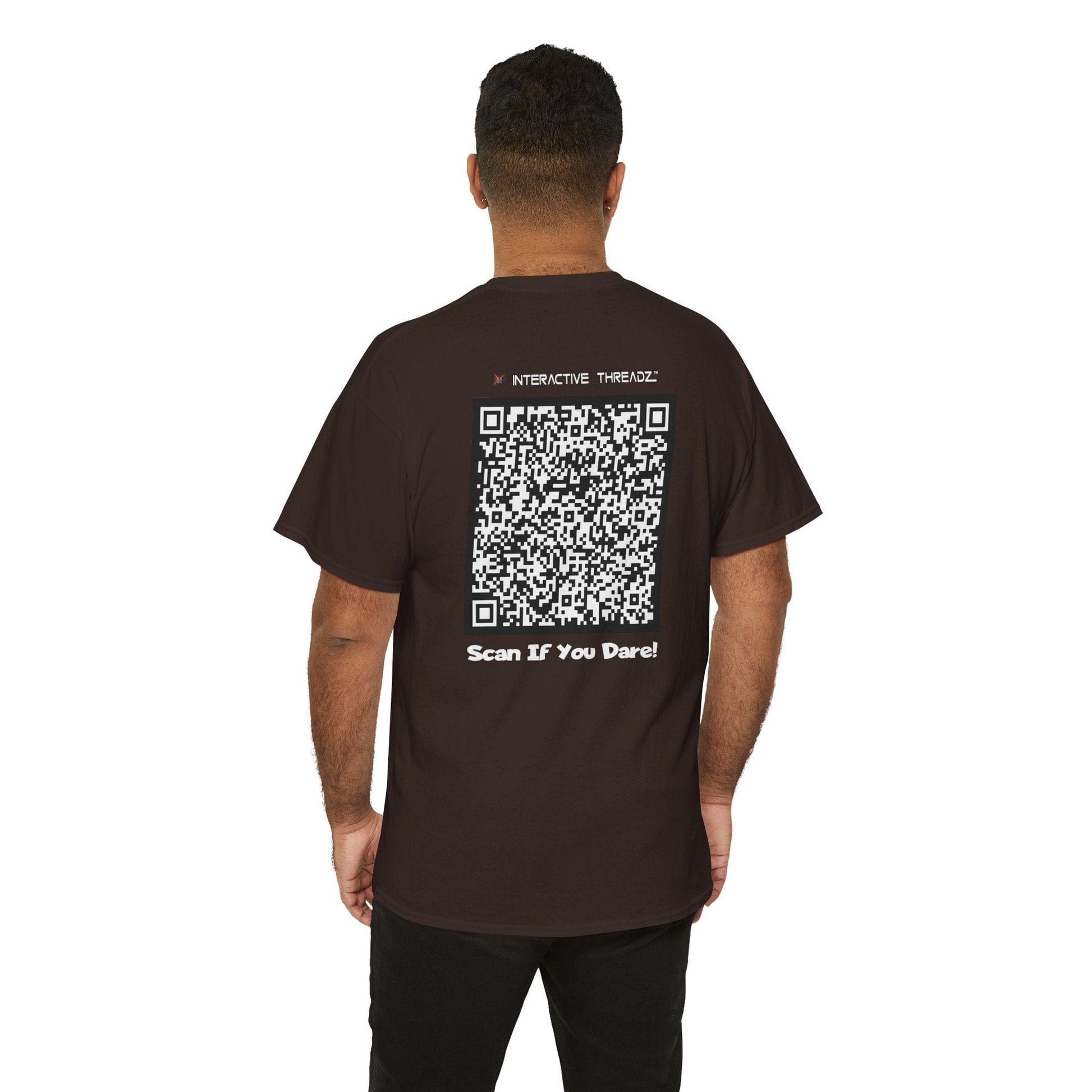 T-Shirt Dark Chocolate / S Boobs, Beer & BJs, Always Put Me In A Better Mood - QR Code Shirt - Gildan 5000 Unisex T-shirt GiftsByJeff Gifts By Jeff Pittsburgh PA