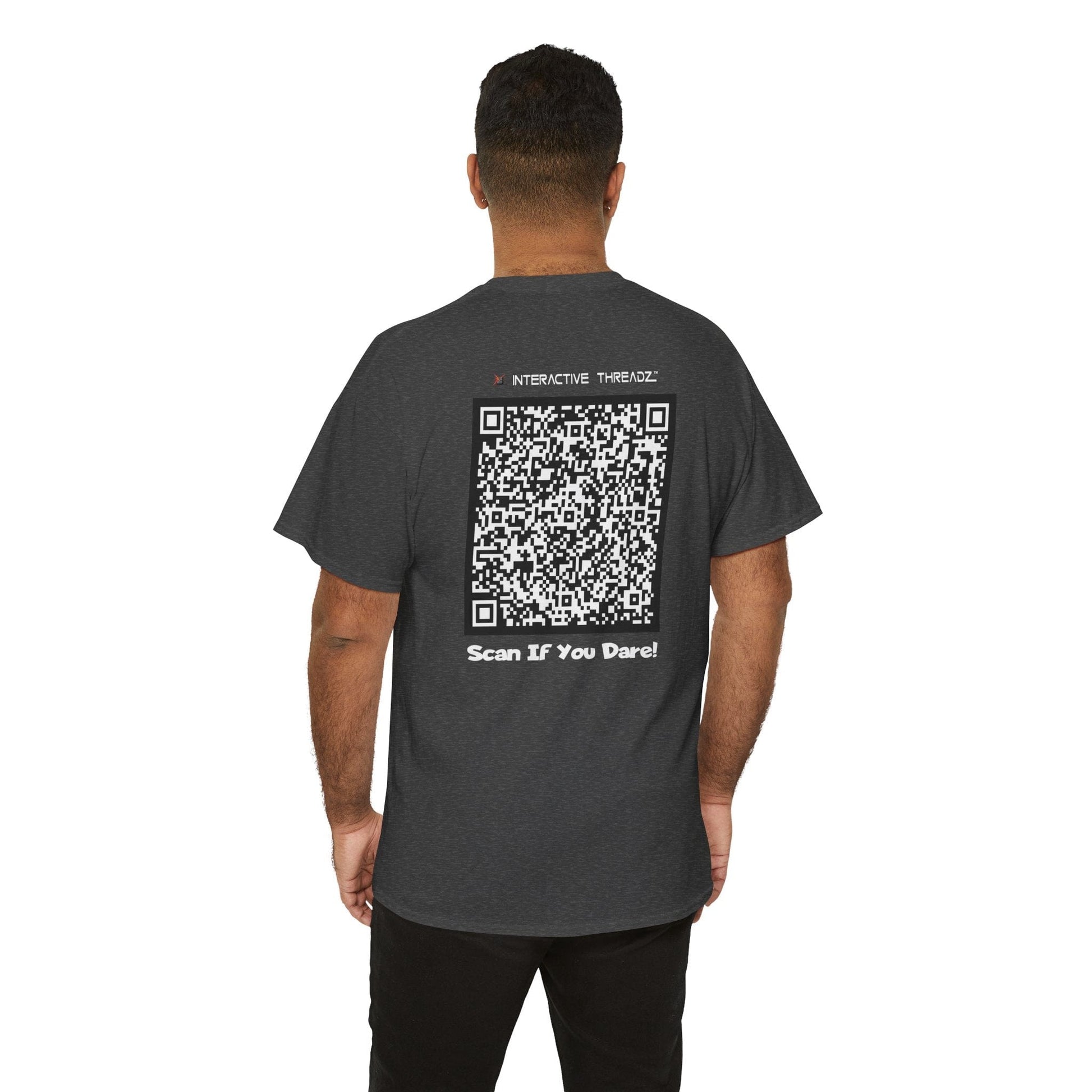 T-Shirt Dark Heather / S Ladies Do You Like BBQ? - QR Code Shirt - Gildan 5000 Unisex T-shirt GiftsByJeff Gifts By Jeff Pittsburgh PA