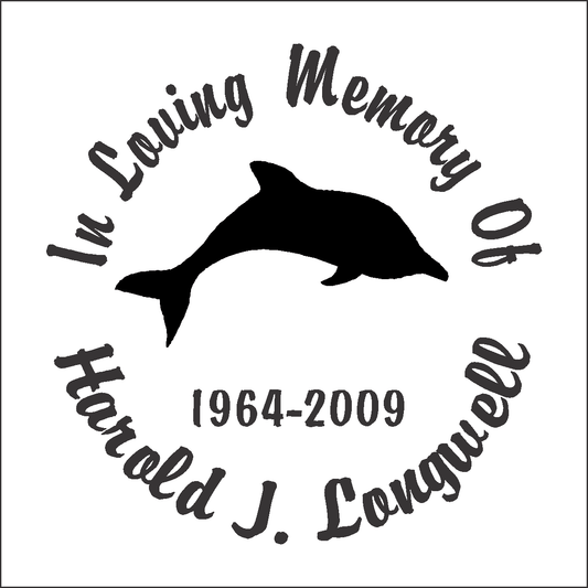 Car Decals Dolphin Silhouette - Celebration Of Life Decal GiftsByJeff Gifts By Jeff Pittsburgh PA