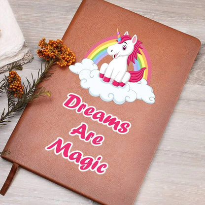 Jewelry Dreams Are Magic - Leather Bound Journal, Notebook GiftsByJeff Gifts By Jeff Pittsburgh PA