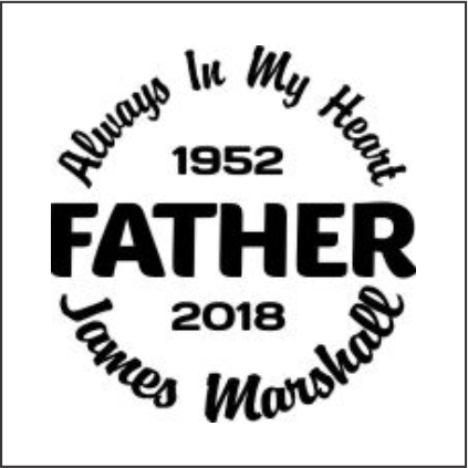 Car Decals FATHER - Celebration Of Life Decal GiftsByJeff Gifts By Jeff Pittsburgh PA