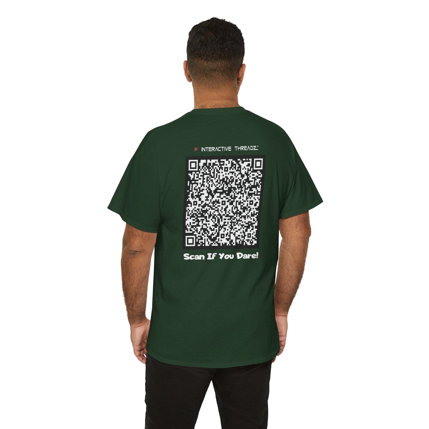 T-Shirt Forest Green / S Boobs, Beer & BJs, Always Put Me In A Better Mood - QR Code Shirt - Gildan 5000 Unisex T-shirt GiftsByJeff Gifts By Jeff Pittsburgh PA