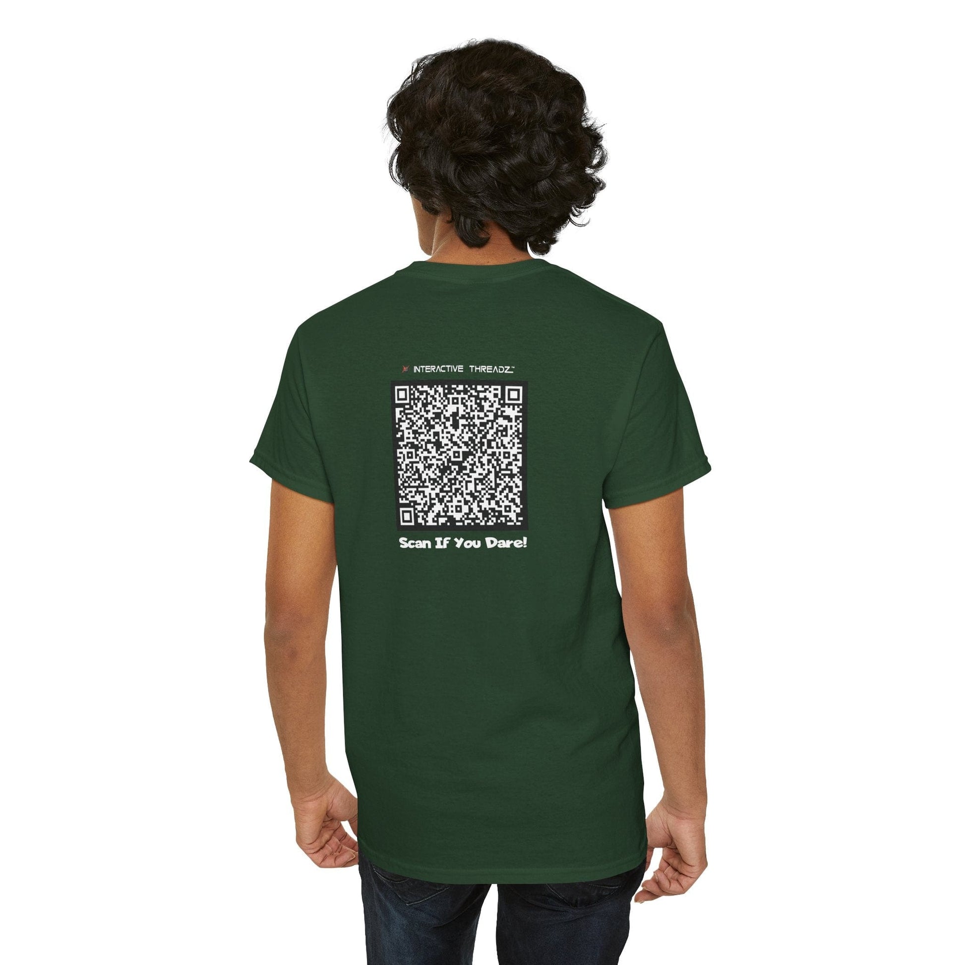 T-Shirt Forest Green / S Female Trespassers Will Be Given A Shot - QR Code Shirt - Gildan 5000 Unisex T-shirt GiftsByJeff Gifts By Jeff Pittsburgh PA