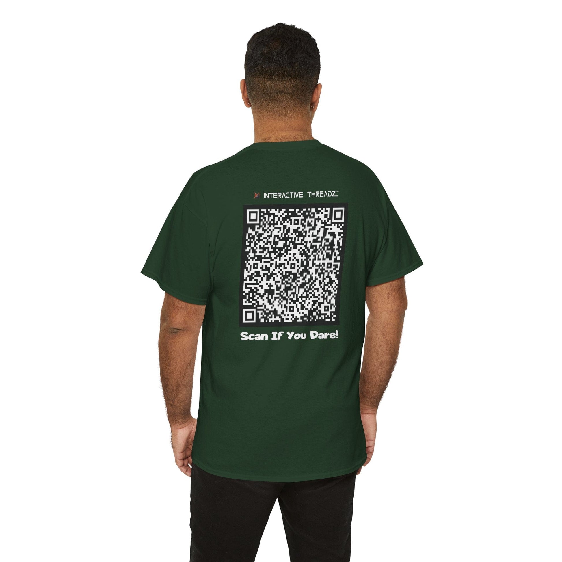 T-Shirt Forest Green / S Ladies Do You Like BBQ? - QR Code Shirt - Gildan 5000 Unisex T-shirt GiftsByJeff Gifts By Jeff Pittsburgh PA