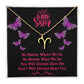 Jewelry Gold Finish / Standard Box / Aries To My Little Sister, You Will Always Have Me, And I Will Always Have You - Zodiac Sign Necklace GiftsByJeff Gifts By Jeff Pittsburgh PA