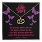 Jewelry Gold Finish / Standard Box / Cancer To My Little Sister, You Will Always Have Me, And I Will Always Have You - Zodiac Sign Necklace GiftsByJeff Gifts By Jeff Pittsburgh PA