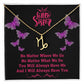 Jewelry Gold Finish / Standard Box / Capricorn To My Little Sister, You Will Always Have Me, And I Will Always Have You - Zodiac Sign Necklace GiftsByJeff Gifts By Jeff Pittsburgh PA