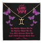 Jewelry Gold Finish / Standard Box / Gemini To My Little Sister, You Will Always Have Me, And I Will Always Have You - Zodiac Sign Necklace GiftsByJeff Gifts By Jeff Pittsburgh PA