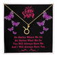 Jewelry Gold Finish / Standard Box / Taurus To My Little Sister, You Will Always Have Me, And I Will Always Have You - Zodiac Sign Necklace GiftsByJeff Gifts By Jeff Pittsburgh PA