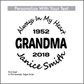 Car Decals GRANDMA - Celebration Of Life Decal GiftsByJeff Gifts By Jeff Pittsburgh PA