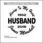 Car Decals HUSBAND - Celebration Of Life Decal GiftsByJeff Gifts By Jeff Pittsburgh PA