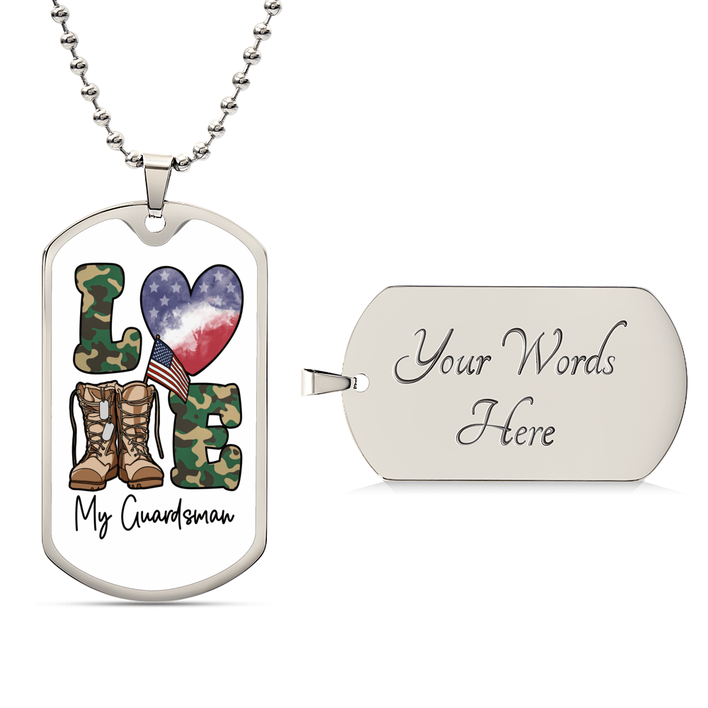 Jewelry love my Guardsman dog tag GiftsByJeff Gifts By Jeff Pittsburgh PA