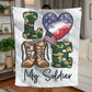 Blanket Love My Soldier Jersey Fleece Blanket GiftsByJeff Gifts By Jeff Pittsburgh PA