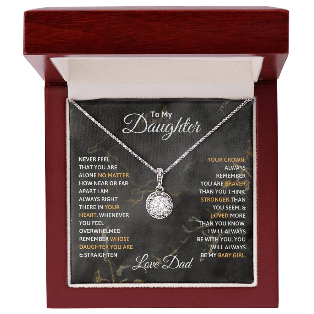 Jewelry Luxury Box w/ LED To My Daughter -WHENEVER You Feel OVERWHELMED Remember WHOSE Daughter YOU ARE - Love Dad GiftsByJeff Gifts By Jeff Pittsburgh PA