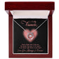 Jewelry Luxury Box w/LED To My Fiancée, No Matter How Near Or Far Apart, I Am Always Right There In Your Heart - Dazzling Pure Luck Necklace GiftsByJeff Gifts By Jeff Pittsburgh PA