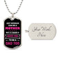 Jewelry Military Chain (Silver) / Yes Any woman can be a mother but it takes a BADASS MOM to be a dad too. Father's day gift for Single Mom Necklace. GiftsByJeff Gifts By Jeff Pittsburgh PA