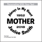 Car Decals MOTHER - Celebration Of Life Decal GiftsByJeff Gifts By Jeff Pittsburgh PA