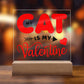 Jewelry My Cat Is My Valentine ~ Acrylic Square Plaque GiftsByJeff Gifts By Jeff Pittsburgh PA