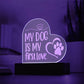 Jewelry My Dog Is My First Love ~ Engraved Acrylic Heart Plaque GiftsByJeff Gifts By Jeff Pittsburgh PA