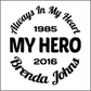 Car Decals MY HERO - Celebration Of Life Decal GiftsByJeff Gifts By Jeff Pittsburgh PA