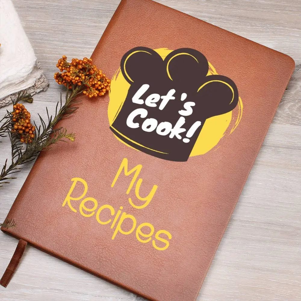 Jewelry My Recipies - Recipe Book, and Healthy Food Journal - Leatherbound Notebook GiftsByJeff Gifts By Jeff Pittsburgh PA