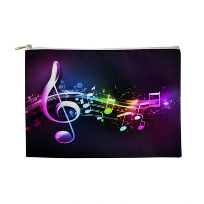 Jewelry Natural Zipper Music Is My Life - Large Fabric Zippered Pouch GiftsByJeff Gifts By Jeff Pittsburgh PA