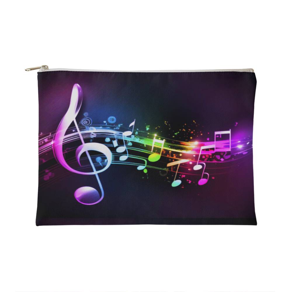 Jewelry Natural Zipper Music Is My Life - Small Fabric Zippered Pouch GiftsByJeff Gifts By Jeff Pittsburgh PA