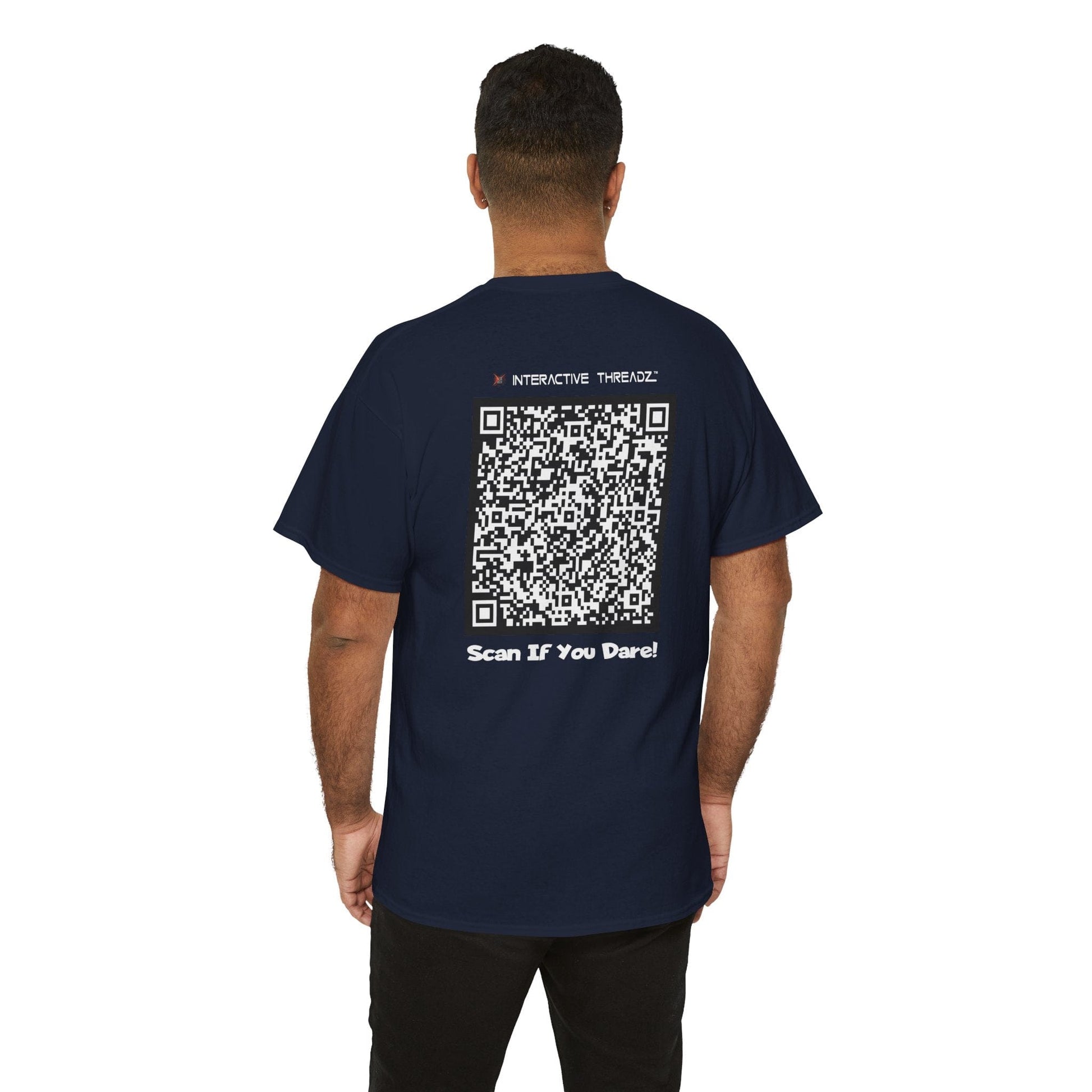 T-Shirt Navy / S Ladies Do You Like BBQ? - QR Code Shirt - Gildan 5000 Unisex T-shirt GiftsByJeff Gifts By Jeff Pittsburgh PA