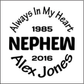 Car Decals NEPHEW - Celebration Of Life Decal GiftsByJeff Gifts By Jeff Pittsburgh PA