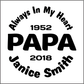 Car Decals PAPA - Celebration Of Life Decal GiftsByJeff Gifts By Jeff Pittsburgh PA