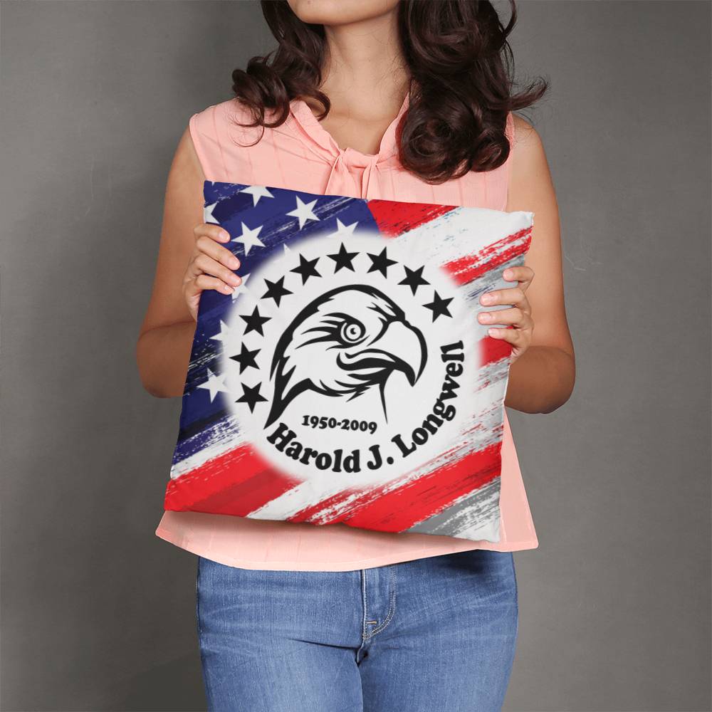 Jewelry Patriotic Eagle & Stars Personalized Memorial Pillow GiftsByJeff Gifts By Jeff Pittsburgh PA