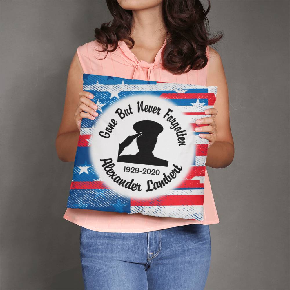 Jewelry Patriotic Military Salute Personalized Memorial Pillow GiftsByJeff Gifts By Jeff Pittsburgh PA