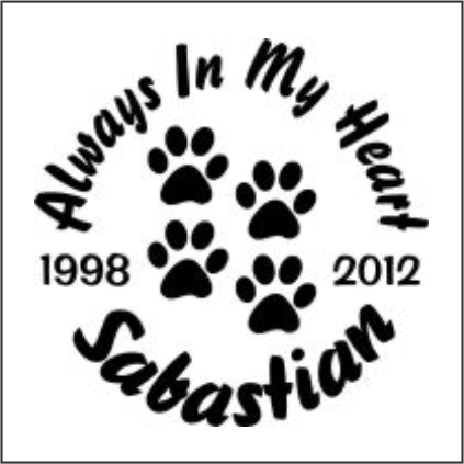 Car Decals Paw Prints - Celebration Of Life Decal GiftsByJeff Gifts By Jeff Pittsburgh PA