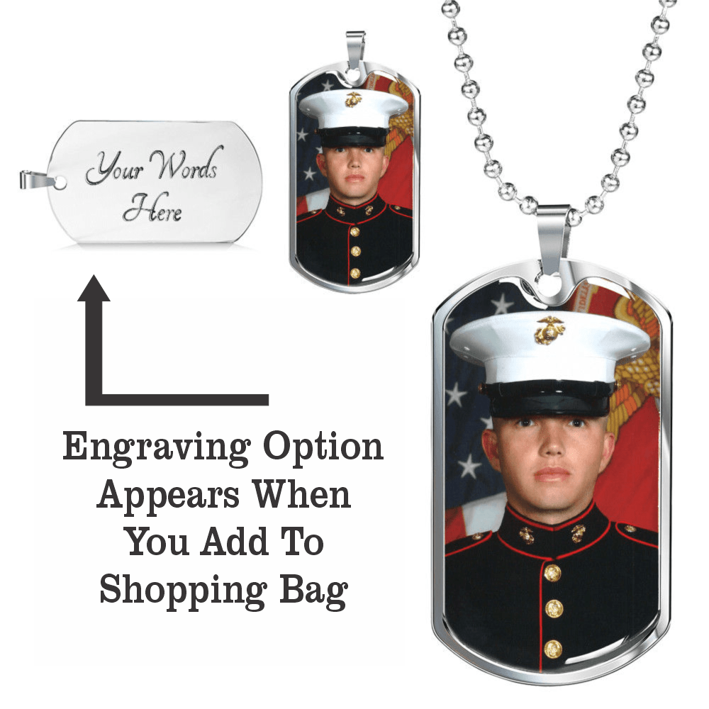 Jewelry Personalized Dog Tag adorned with your cherished photo and custom engraving GiftsByJeff Gifts By Jeff Pittsburgh PA