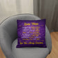 Jewelry Personalized Pillow - Purple - So when you're feeling low, just hold it really tight. You'll feel my love within it,  morning, noon, and night. - Classic Pillow GiftsByJeff Gifts By Jeff Pittsburgh PA